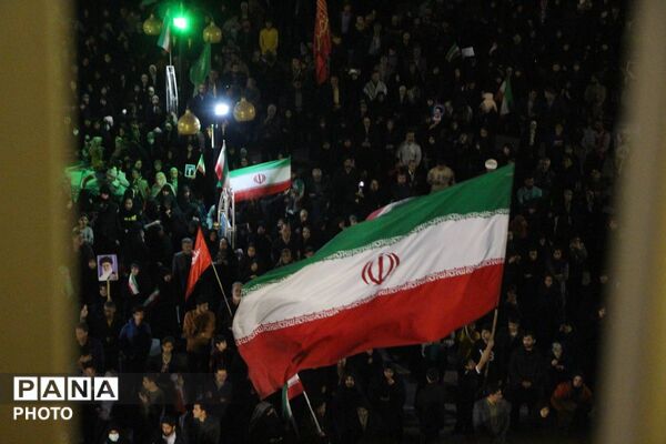 گردهمایی مردم غیور یزد جهت محکومیت حملات رژیم کودک کش صهیونی به ایران
