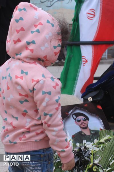تشییع و تدفین پیکر شهید امیرحسن کاظمی