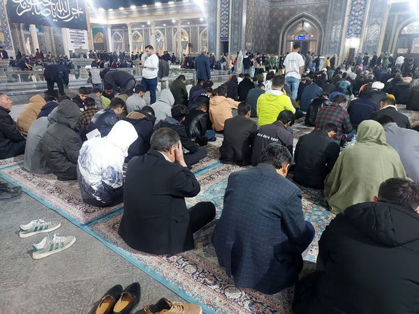 مراسم احیاء سومین شب قدر در حرم حضرت معصومه(س)