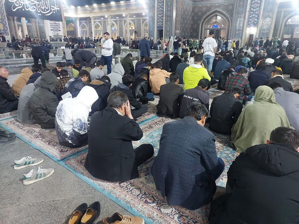 مراسم احیاء سومین شب قدر در حرم حضرت معصومه(س)