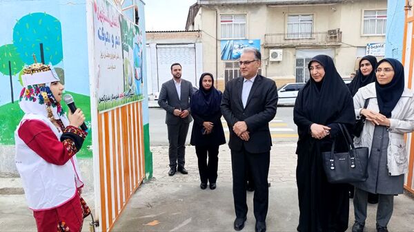افتتاحیه اتاق بهداشت در دبستان دخترانه شاهد بندرترکمن