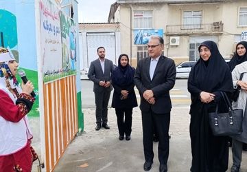 افتتاحیه اتاق بهداشت در دبستان دخترانه شاهد بندرترکمن