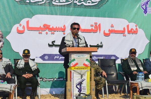 بستک میزبان نمایش اقتدار بسیجیان 