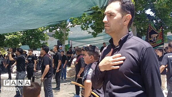 عزاداری چهار مین روز از ماه محرم در بوژ آباد میهمان قاب پانا