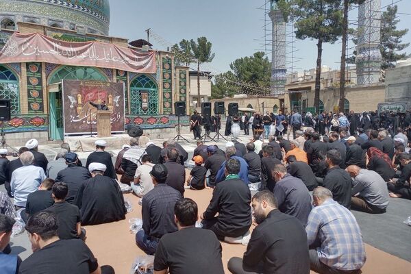 خیل عاشقان حسینی در مسیر جاماندگان اربعین رباط کریم