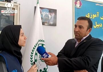 مصاحبه مدیر سازمان دانش‌آموزی استان اردبیل با دانش آموز خبرنگارپانا
