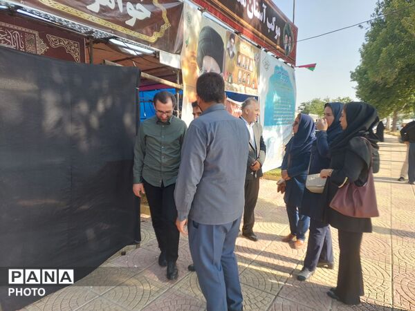 بازدید قائم مقام رئیس سازمان دانش‌آموزی از موکب اربعین در سنندج
