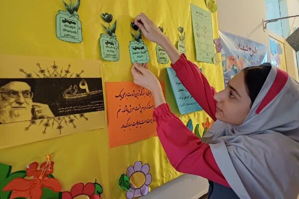 پویش «دست‌های کوچک، پیمان بزرگ» در دبستان سارا شهرستان ملارد 