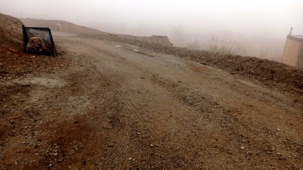 بارش اولین باران پاییزی در روستای بتو