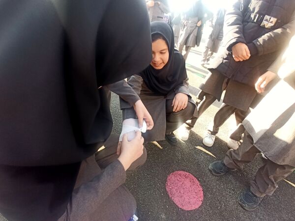 مانور زلزله در شهرستان کاشمر 