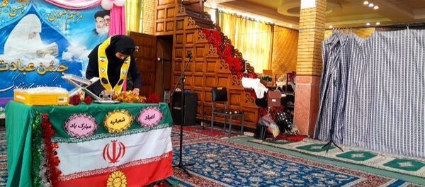  جشن نیمه شعبان در حسینیه شهر بار نیشابور 