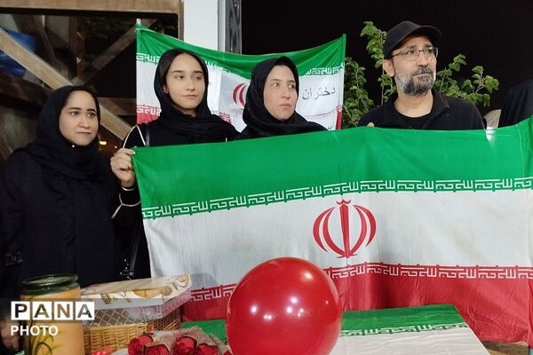 اجتماع و رزمایش دختران جان فدای ایران در میدان نماز شهرری 