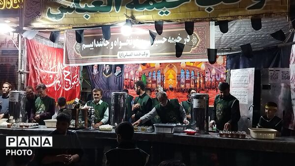 موکب خیمه العباس  در شب صد و بیست و ششم