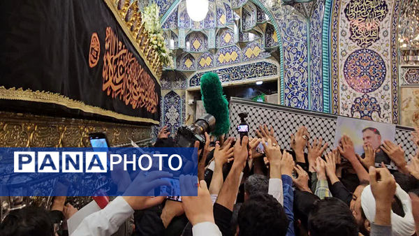 جلوه‌هایی از مراسم وداع با پیکر سردار شهید «نیلفروشان» در قم