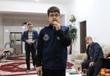 تجلیل مسئولان شهرستان جعفرآباد قم از جانبازان دوران دفاع مقدس