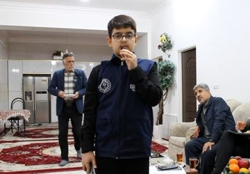 تجلیل مسئولان شهرستان جعفرآباد قم از جانبازان دوران دفاع مقدس