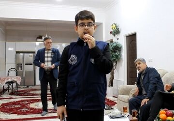 تجلیل مسئولان شهرستان جعفرآباد قم از جانبازان دوران دفاع مقدس
