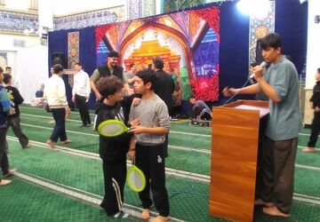برگزاری دومین روز اعتکاف پسران در مسجد امام سجاد ناحیه ۴ کرج 