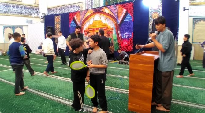 برگزاری دومین روز اعتکاف پسران در مسجد امام سجاد ناحیه ۴ کرج 