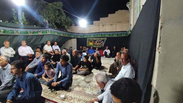 روضه خانگی در یکی از خانه کهن شهرستان کاشمر