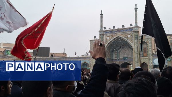 مراسم عزاداری شام شهادت امام هادی(ع) در حرم بانوی کرامت 