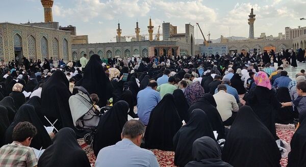 برگزاری مراسم پر فیض دعای عرفه در حرم مطهر رضوی