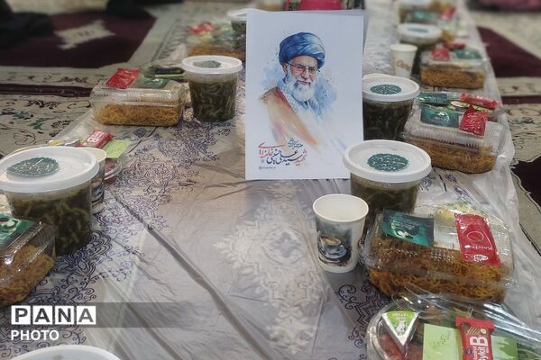 برپایی سفره بزرگ اطعام افطار در مسجد علی اکبر شهرستان قرچک