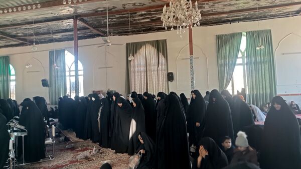 برگزاری مراسم تشییع نمادین پیکر حضرت فاطمه(س)در امامزاده سید محمد(ع)کاشمر