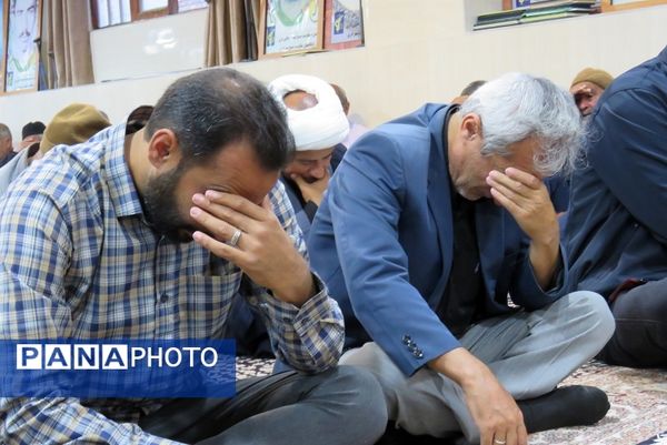 مراسم شهادت رئیس جمهور شهید سید ابراهیم رئیسی در شهر درق 