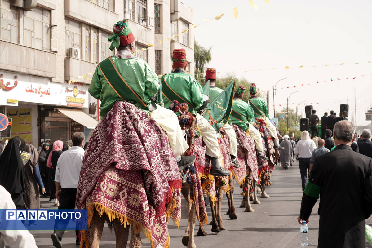 جلوه هایی از کاروان نمادین ورود کریمه اهل بیت به قم