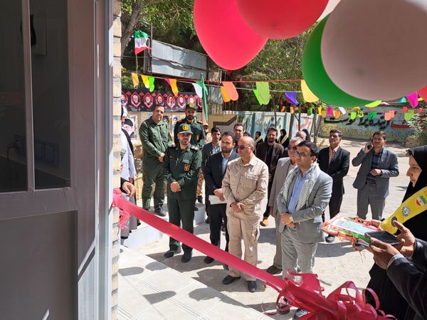 آیین بازگشایی مدارس و افتتاح نماز خانه، در آموزشگاه تکتم باخرز