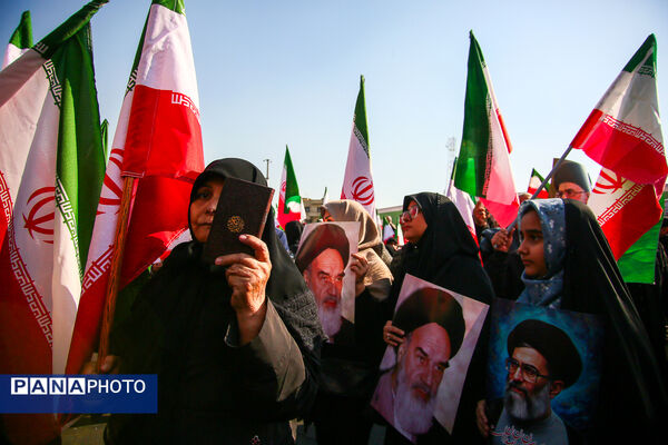 راهپیمایی محکومیت اقدامات تروریستی آمریکا و رژیم صهیونیستی علیه ملت ایران