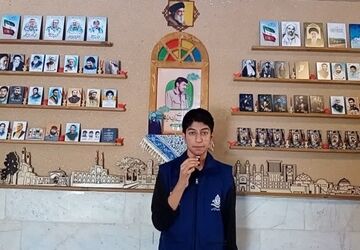 روضه‌ی شهادت بی‌بی دو عالم در دبیرستان پسرانه صدرا دوره اول