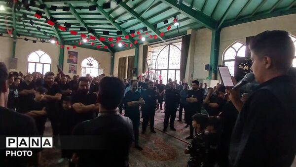 آیین نخل برداری  در محله دشتک سانیج به مناسبت شهادت امام رضا (ع)