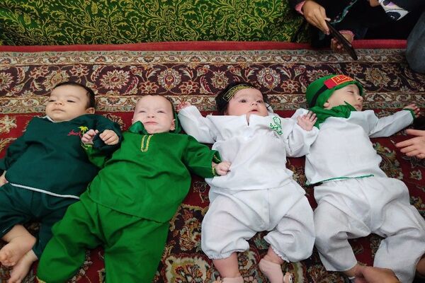 همایش شیرخوارگان حسینی در شهر بار