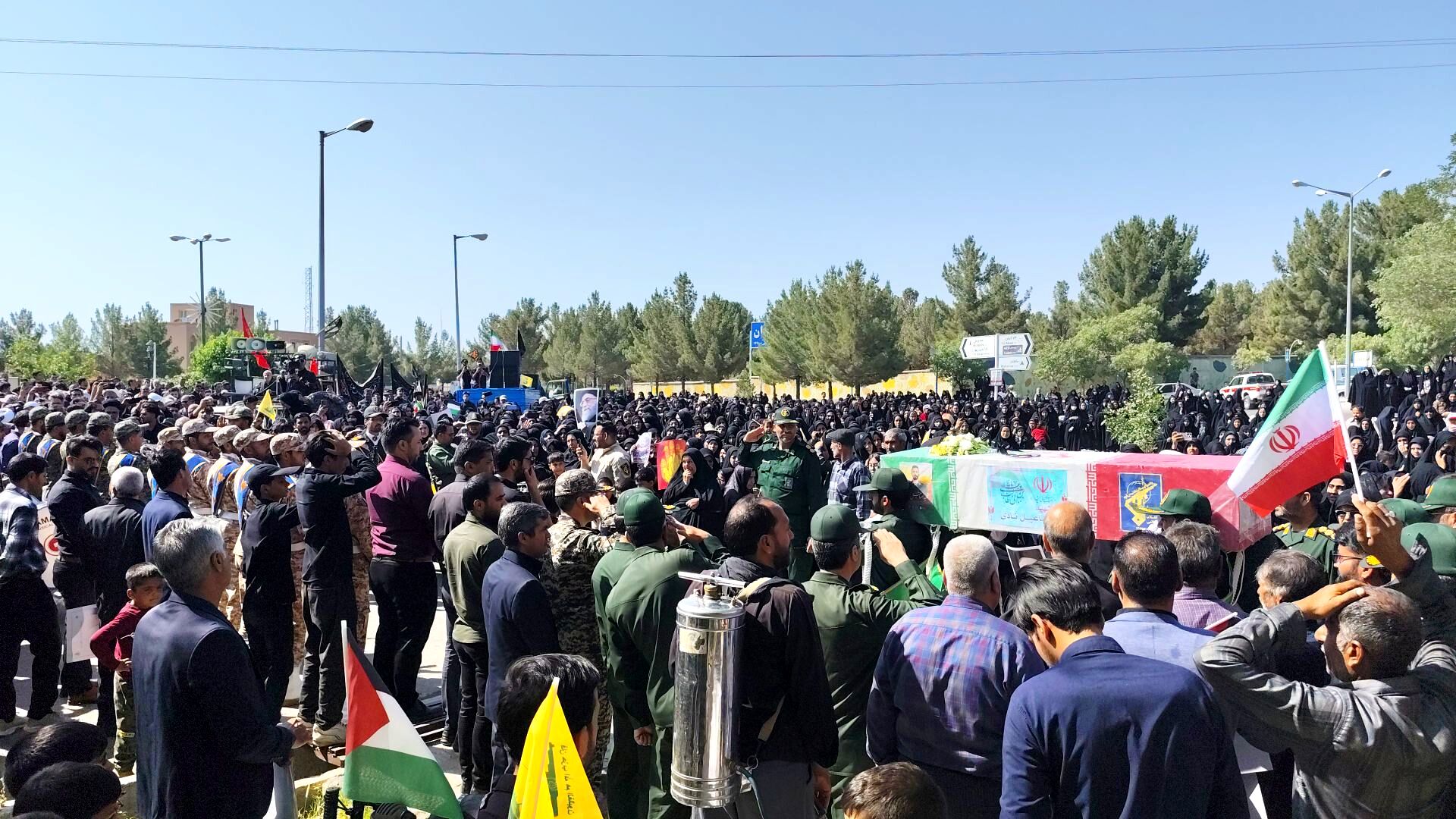 تشیع پیکر شهید اقتدار، اسماعیل نادی در سربیشه 

