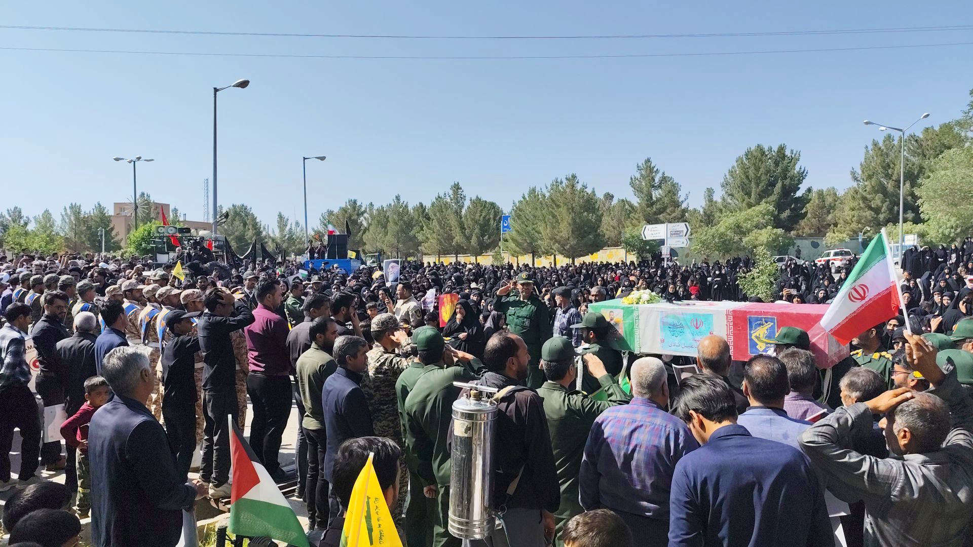 تشیع پیکر شهید اقتدار، اسماعیل نادی در سربیشه 
