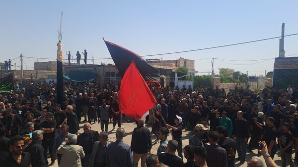 مراسم عزاداری و زنجیر زنی شهادت امام حسن مجتبی(ع) و رحلت پیامبر اکرم (ص) در  روستای کفکی خراسان رضوی