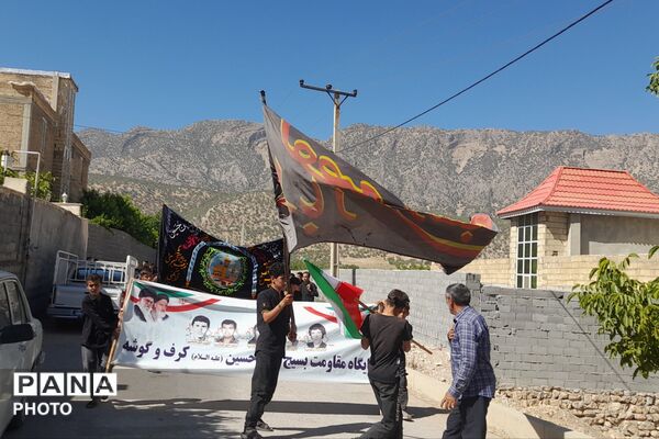 طنین «یا حسین» در آستان امامزاده قنبر عبدال