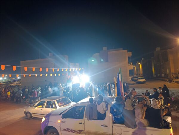 کاروان شادی جشن نیمه شعبان در بوموسی 