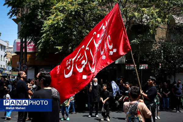 عزاداری عاشورا حسینی در محله رودکی