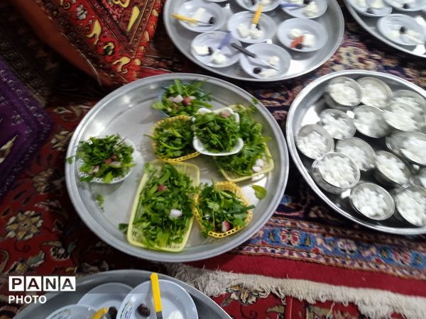 نماز جماعت و افطاری در شب سوم ماه مبارک رمضان  