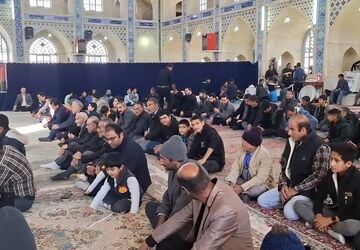 عزاداری مردم بنادکوک به مناسبت شهادت حضرت فاطمه (س)