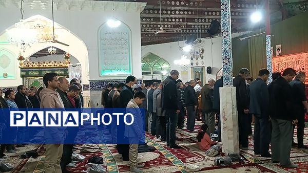 تشییع پیکر شهید گمنام در شهرستان کاشمر 