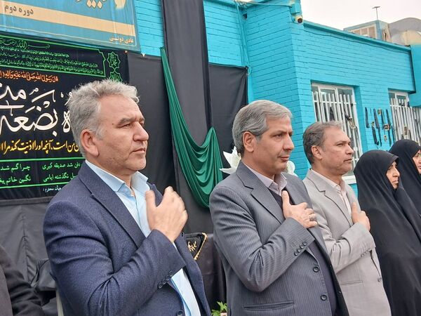 مراسم شهادت حضرت ام البنین در دبیرستان فاطمیه 