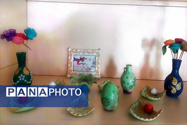 نمایشگاه هنرهای دستی دانش‌آموزان در کانون فرهنگی، تربیتی عصمت اردبیل 