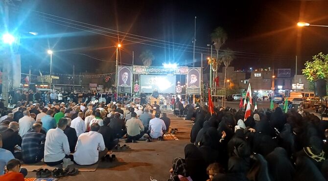برگزاری اولین شب از عزاداری محرم حسینی در شهرستان پلدختر 