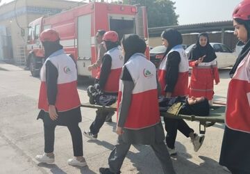 مانور پدافند غیرعامل در میناب