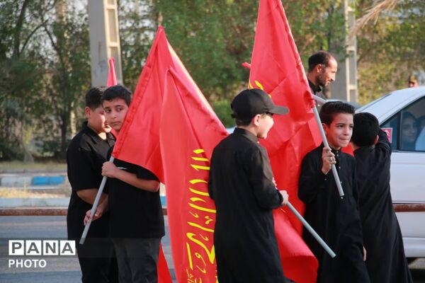 افتتاحیه موکب دانش‌آموزان و فرهنگیان عازم پیاده‌روی اربعین حسینی 