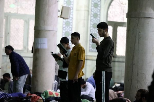 مراسم اعتکاف دانش آموزی در مسجد اعظم و مصلای قدس قم
